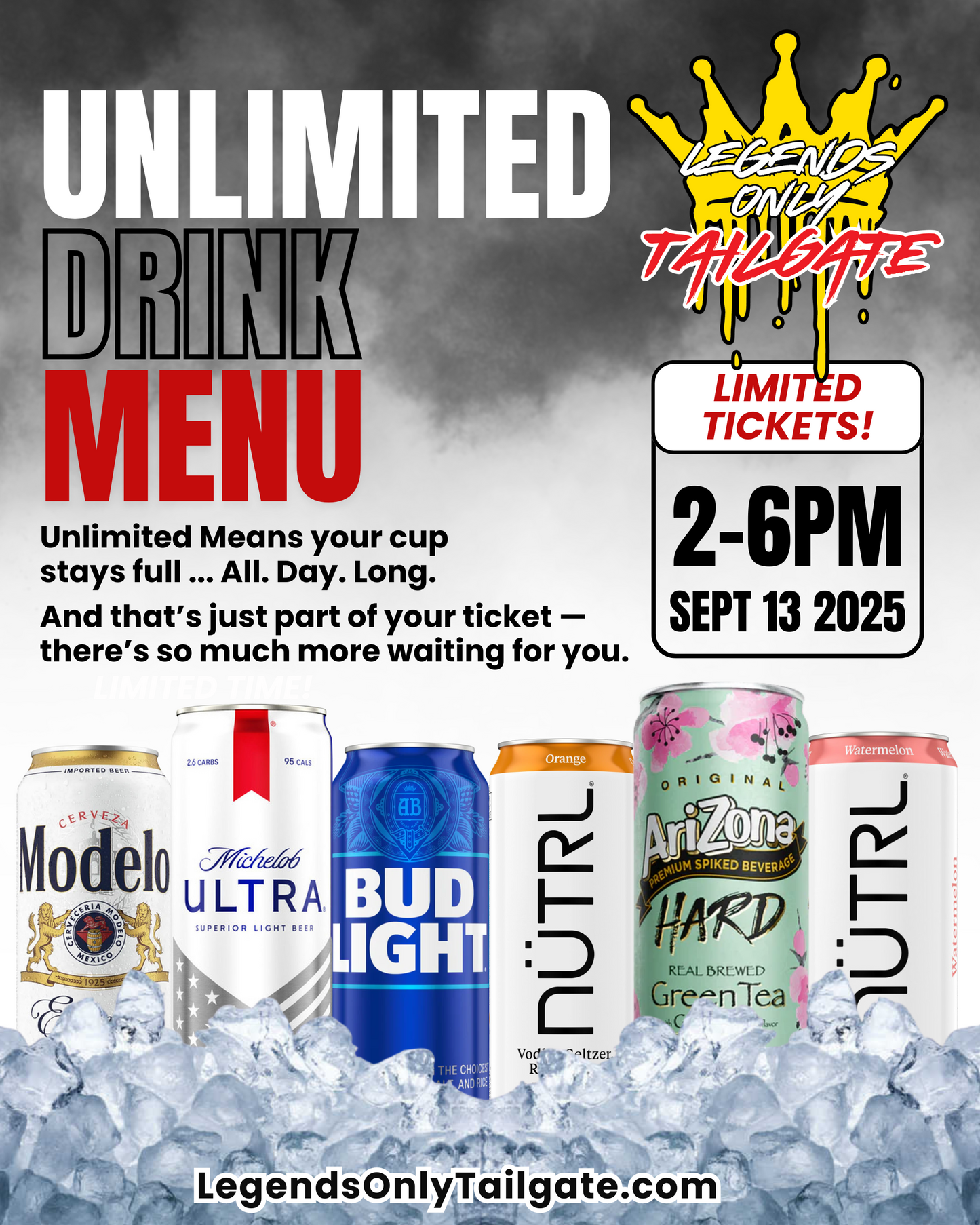 Miami @ Notre Dame Tailgate Ticket Nov. 7th, 2026