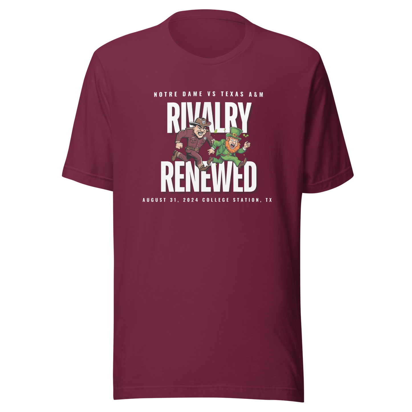 Notre Dame @ Texas A&M Rivalry T-Shirt