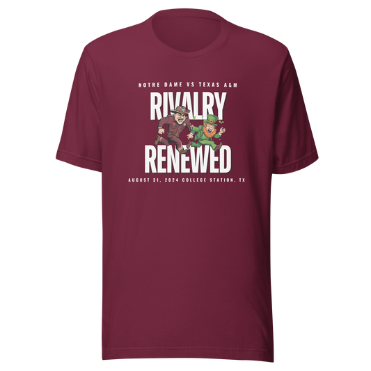 Notre Dame @ Texas A&M Rivalry T-Shirt