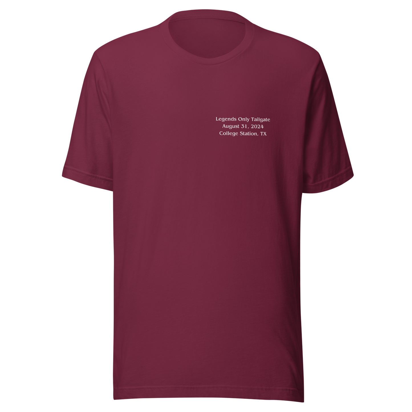 Maroon Sponsor T-Shirt (Benefiting Texas Children's Hospital)